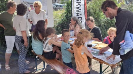 De wensen voor de speelplaats invullen.