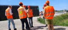 Werkbezoek fietstunnel