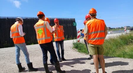 Afbeelding van post ‘Werkbezoek fietstunnel’